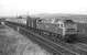 With only four Mk 1 coaches and a Southern Railway PMV in tow, Brush Type 4 No. 1513 is already making good speed following the Berwick stop as it passes through Tweedmouth in 1970. The train is the 14:15 Edinburgh to Newcastle semi-fast, or perhaps semi-slow as it had already taken 90 minutes to get this far! The rear end of the 09:20 York to Edinburgh parcels, which had passed two minutes previously [see image 50958], can just be discerned on the Royal Border Bridge.<br><br>[Bill Jamieson 19/09/1970]