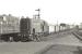 Diesel shunter D3563 about to pass south through Ayr station on 30 March 1959 with the Glengall goods trip. <br><br>[G H Robin collection by courtesy of the Mitchell Library, Glasgow 30/03/1959]