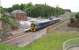 ScotRail 158869 passing Newtongrange station northbound on 9 June 2015 on a Borders Railway driver training run returning from Tweedbank.<br><br>[John Furnevel 09/06/2015]