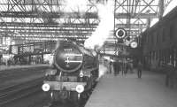 B1 4-6-0 61278 at Carlisle on the afternoon of 3 December 1966 with the BR Scottish Region <I>Last B1 excursion</I>. The special is waiting to return to Edinburgh via the Waverley route.<br><br>[K A Gray 03/12/1966]