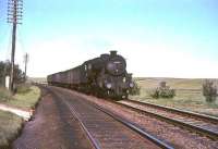Kingmoor Black 5 45259 just west of Craigenhill on 16 July 1965 with a down parcels train. <br><br>[John Robin 16/07/1965]