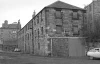 The former goods shed at St Leonards terminus in 1977. Later used as <I>The Engine Shed</I> cafe. Since closed and currently (August 2015) being considered for use as a single malt distillery. [See image 17655]<br><br>[Bill Roberton //1977]