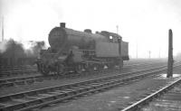 One of the five Urie class H16 4-6-2 tanks, no 30519, in the shed yard at Feltham in October 1959.<br><br>[K A Gray 05/10/1959]