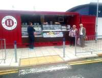 The new Henry's coffee-house at Bathgate Station, opened two weeks ago.<br><br>[John Yellowlees 12/09/2015]