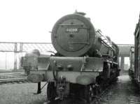 Stanier pacific 46200 <I>The Princess Royal</I> stored awaiting disposal in the sidings alongside Upperby shed in June 1964. The locomotive was cut up in the Calder scrapyard of Messrs Connell & Co at Coatbridge, some four months later.<br><br>[John Robin 17/06/1964]