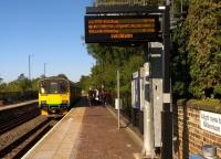 The 16.57 to Bletchley arrived well ahead of time, and departed on time - which didn't stop someone thinking she'd missed it. [see image 52616]<br><br>[Ken Strachan 10/09/2015]