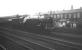 A2 Pacific 60532 <I>Blue Peter</I> at Doncaster on a wet and windy 28 July 1962, having recently emerged from a lengthy works visit. The locomotive was withdrawn by BR at the end of 1966 and later purchased by Geoff Drury. Following an eventful, if erratic, career in preservation, 60532 is currently (September 2015) in the hands of the RSLGT at Crewe, awaiting overhaul prior to a planned return to main line operating standard during 2016. <br><br>[K A Gray 28/07/1962]