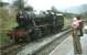 Stanier 2-8-0 no 8431 alongside a pair of admirers at Oxenhope in 1976. <br><br>[John Robin //1976]