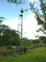 A homely signal to the South of Highley station in August 2015. There must have been thousands of scenes much like this throughout the UK.<br><br>[Ken Strachan 26/08/2015]