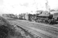 B1 61146 leaving the yard at Fraserburgh on 19 May 1949 with a freight for Aberdeen. The locomotive had been delivered new from the Vulcan Foundry to Kittybrewster shed approximately two years earlier.  <br><br>[G H Robin collection by courtesy of the Mitchell Library, Glasgow 19/05/1949]