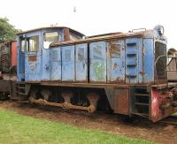 Among the exhibits at the Nairobi Railway Museum is this 1972 diesel 0-6-0 by Andrew Barclay of Kilmarnock, builder's plate no 567.<br><br>[Alistair MacKenzie 17/03/2014]