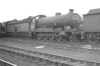 Robinson O4 2-8-0 63765 in the shed yard at Langwith Junction on 13 May 1961.<br><br>[K A Gray 13/05/1961]