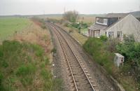 View west over the closed Drybridge station in 1997.<br><br>[Ewan Crawford //1997]