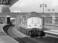 A 37 passes through Stirling with a Aberdeen - Mossend freight on 8 October 1996.<br><br>[Bill Roberton
 /10/1996]