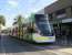 The latest tram type in St. Kilda on a service to Melbourne. This is an E Class, designed for and built in Melbourne by Bombardier. The previous C and D Classes were 'off the shelf' designs from Alstom (<I>Citadis</I>) and Siemens (<I>Advance Combino</I>).<br>
<br><br>[Colin Miller 05/10/2015]