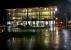 The new station at Northampton [see image 52330] on a soaking wet Friday night. The previous station building (plan view still shown on the National Rail website) was in the area now used for road vehicle access. View looks South, adjacent to platform 1.<br><br>[Ken Strachan 27/11/2015]