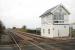 The other Appleby ... this view of Appleby (Lincs) signalbox looks to the steelworks in 2004. The former passenger station, of which the eastbound platform remains, was behind the camera and the goods station to the left of the signalbox. A short branch to an ironstone pit ran from here.<br><br>[Ewan Crawford 01/12/2004]