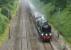 Far from home, Bulleid West Country pacific no. 34046 <I>Braunton</I> heads north on the WCML near Oxheys north of Preston whilst out on a test run from Carnforth on 16 July 2013.<br><br>[John McIntyre 16/07/2013]