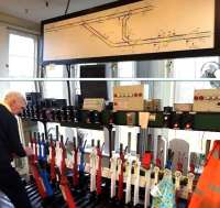 Composite image showing the interior of Carmuirs East signal box in January 2016.<br><br>[Ross Wilson 13/01/2016]