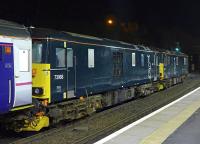 73968 and 73967 call at Inverkeithing with the ex-Aberdeen portion of the Caledonian Sleeper on 15 March 2016.<br><br>[Bill Roberton 15/03/2016]