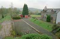 View east over the site of New Galloway station in 1997.<br><br>[Ewan Crawford //1997]