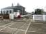 The level crossing on the old A1 at Leeming Bar looking west along the Northallerton - Garsdale line on 31 October 2004. Photograph taken on the occasion of an open day on the Wensleydale Railway.<br><br>[John Furnevel 31/10/2004]