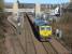 Freightliner 66957 works a Sunday ballast train south through Dunblane on 28th February 2016.<br><br>[Bill Roberton 28/02/2016]