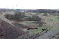 View towards the closed Margam Running Shed in 2012.<br><br>[Alastair McLellan 04/01/2012]