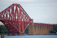 The unmistakable silhouette of 60103 heading north over the Forth Bridge on 15 May.<br><br>[Bill Roberton 15/05/2016]