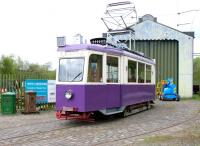 Former Graz Tramways car 225 of 1949 in use on the internal passenger service at Summerlee Museum in May 2005. The vehicle was sold to the Brighton Tram 53 Society in 2010.<br><br>[John Furnevel 09/05/2005]