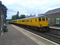 A Network Rail movement from Carlisle to Blackpool North running 13 minutes early on 16th June through Dalston. <br><br>[Brian Smith 16/05/2016]