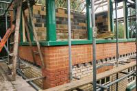 Thuxton Signal Box under construction in 2011 on the Mid-Norfolk Railway.<br><br>[John R. Willoughby 22/10/2011]