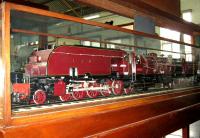An example of high quality model making in the Kenya Railway Museum Nairobi. Model of an East Africa Railways locomotive. The model makers were Bassett-Lowke Ltd of Northampton, London and Manchester.<br><br>[Alistair MacKenzie 17/03/2014]