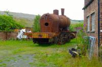 Outside the ARPG's shed at Dunaskin: No. 8, Barclay 0-6-0T in need of a little finishing.<br><br>[Colin Miller 17/07/2016]