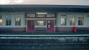 A platform view of the Art Deco building on the northbound platform of Girvan station.<br><br>[Ewan Crawford /12/1993]