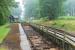 A short length of track has recently been laid in the old bay at Dunrobin Castle, as seen here looking towards Golspie on a very wet 20th July 2016. <br><br>[Mark Bartlett 20/07/2016]