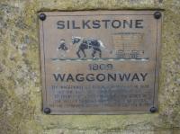 A small plaque providing information about the horse drawn Silkstone Waggonway is sited at a display alongside the A635 Cawthorne Road, between Barnsley & Cawthorne, opposite the former Barnby canal basin where coal was transferred to barge from various collieries in the area.<br><br>[David Pesterfield 04/08/2016]