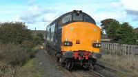 37610 coming round the curve (on the re-aligned Kilmarnock and Troon) at Barassie Junction.<br><br>[Ken Browne 23/09/2016]