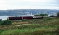 West Coast Railway Company service 1Z80 from London Kings Cross to Fort William approaching Cardross.<br><br>[Beth Crawford 07/10/2016]