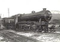 Gresley K2 2-6-0 61763 on shed at Eastfield in May 1955. 