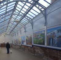 New Port Glasgow murals funded by ScotRail and Riverside Inverclyde.<br><br>[John Yellowlees 25/10/2016]