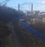 Rusty rails. The Powderhall waste transfer station is now out of action.<br><br>[John Yellowlees 03/02/2017]
