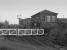 Cambus Junction signalbox looking east.  Trains for Menstrie continued to Alloa New Yard for loco rounding. The box closed on the 20th of December 1987.<br><br>[Bill Roberton //1987]