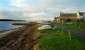 Looking north at the former terminus of the Findhorn Railway. The nearer pier was served by the line via a turnplate and the buffer stop was close to the further pier. Not one of the most successful stations opening in 1860 and closing in 1868.<br><br>[Ewan Crawford //1998]