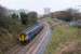 A service for Queen Street via Maryhill leaves the terminal platform at Anniesland and approaches Dawsholm. To its right is the new chord which was installed in preparation for the Queen Street High Level closure finally closing the gap at Anniesland.<br><br>[Ewan Crawford 09/12/2016]