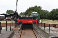 The Chassis from County Class 4-6-0 1014 'County of Glamorgan' was brought out as part of an open day, to be admired by the many financial donors.<br><br>[Peter Todd 27/08/2016]