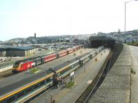 View south over Penzance station from Chyandour Cliff in 2005.<br><br>[Ian Dinmore //2005]