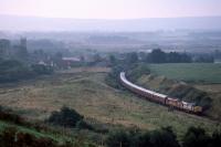 37409 + 37405 climb past Collessie with an SRPS Linlithgow - Kyle of Lochalsh tour on 19th September 1998.<br><br>[Graeme Blair 19/09/1998]