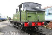 The much travelled J72 0-6-0T no 69023, photographed in the Wensleydale Railway yard at Leeming on 9 July 2012. 69023 is owned by the North Eastern Locomotive Preservation Group. [See image 37923]<br><br>[John Furnevel 09/07/2012]