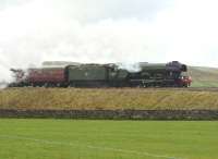 The S&C re-opening special charter hauled by 60103 <I>'Flying Scotsman'</I> just north of Helwith Bridge on 31 March 2017. <br><br>[John McIntyre 31/03/2017]